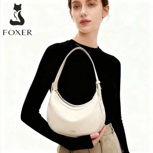 FOXER PU Leather Shoulder Bag