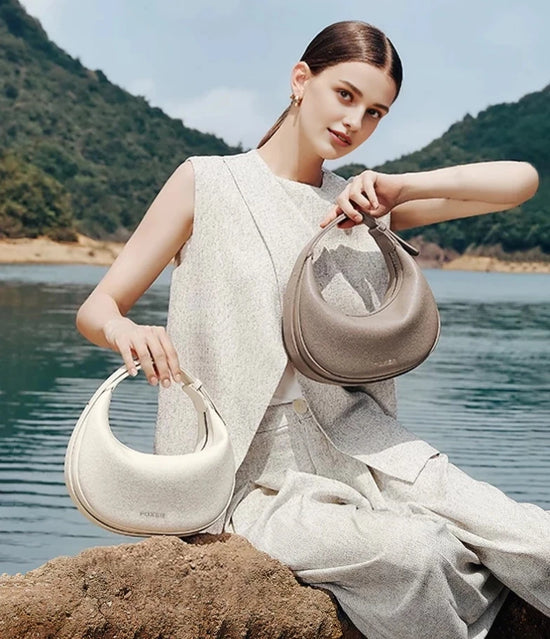 FOXER PU Leather Shoulder Bag