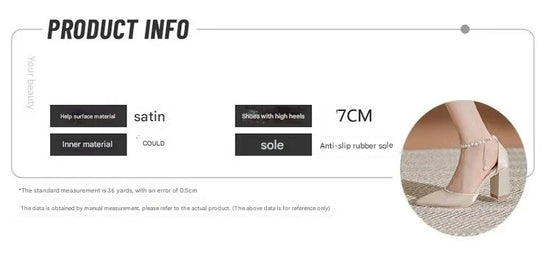 Pearl-Embellished Satin Bridal Heels