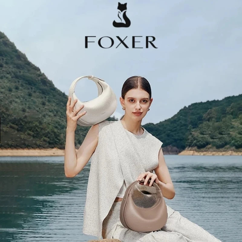 FOXER PU Leather Shoulder Bag