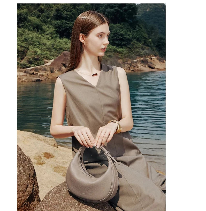 FOXER PU Leather Shoulder Bag